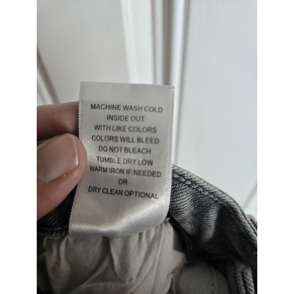 Flying Monkey Women Gray High Rise Super Flare Seam Detail Jeans Size 24 - Picture 5 of 7